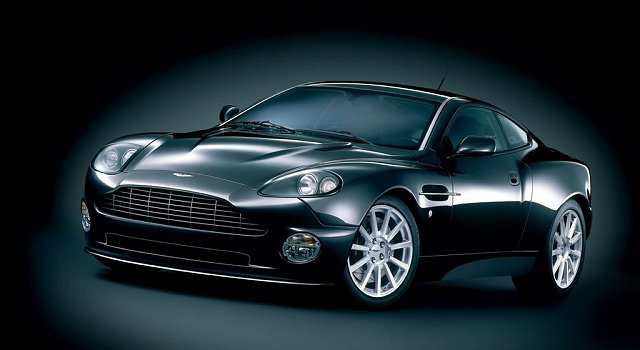 The Aston Martin V12 Vanquish designed in 1995 by Ian Callum 